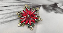  Snowflake Brooch Fashion Alloy Rhinestone inlaid Corsage Accessories Women Festival Jewelry Pins Gifts