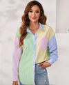 Long Sleeve Collared Top