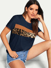 Leopard Panel Tee