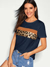 Leopard Panel Tee