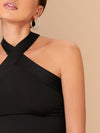 BAE Form Fitting Crisscross Halter Top