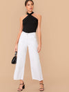 BAE Form Fitting Crisscross Halter Top