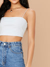 X LOLITA SOFIA Ribbed Cami Cropped Cami Top