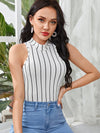Striped Print Tank Top