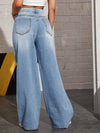 High Waisted Distressed Baggy Jeans Without Bag