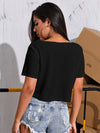 Waffle Knit Crop Top