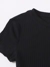Solid Rib knit Bodycon Dress