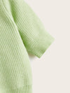 Button Fly Crop Cardigan
