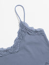 Lace Trim Crop Cami Top