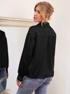Drop Shoulder Satin Shirt