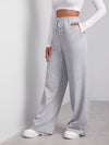 Heathered Knit Drawstring Sweatpants