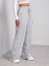 Heathered Knit Drawstring Sweatpants
