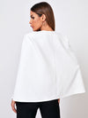 Solid Cape Blazer