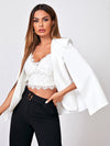 Solid Cape Blazer