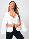 Solid Cape Blazer