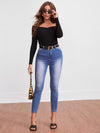 Ribbed Off the Shoulder Tee