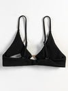 Rib Ring Linked Bikini Top