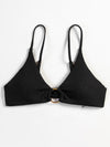 Rib Ring Linked Bikini Top