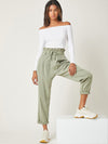 BASICS Cotton Off Shoulder Rib knit Crop Tee