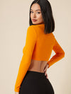 BASICS Cotton Solid Crop Top
