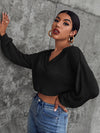 Drop Shoulder Crop Tee