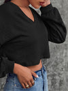 Drop Shoulder Crop Tee