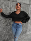 Drop Shoulder Crop Tee