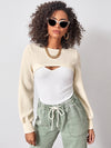 Solid Rib knit Super Crop Top