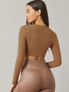 BASICS Cotton Solid Crop Top