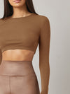 BASICS Cotton Solid Crop Top
