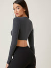 BASICS Cotton Solid Crop Top