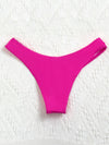 Smocked High Cut Bikini Panty