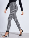 High Waist Houndstooth Leggings