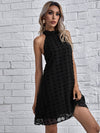 Tie Back Swiss Dot Dress