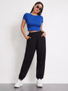EZwear Rib knit Crop Top