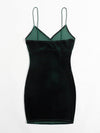 BAE Solid Velvet Bodycon Dress