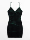 BAE Solid Velvet Bodycon Dress