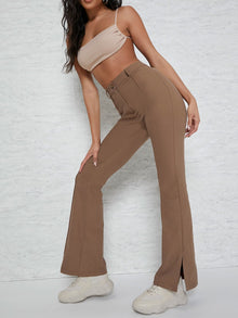  BAE Slit Hem Flare Leg Pants