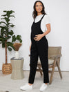 Maternity Solid Pinafore Jumpsuit Without Tee
