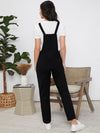 Maternity Solid Pinafore Jumpsuit Without Tee