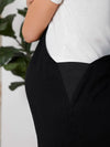 Maternity Solid Pinafore Jumpsuit Without Tee