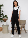 Maternity Solid Pinafore Jumpsuit Without Tee