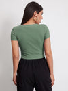 EZwear Rib knit Crop Top