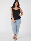 Plus Solid Cami Top