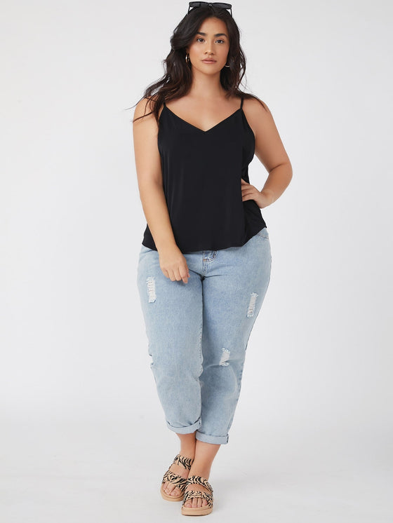 Plus Solid Cami Top