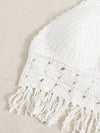Fringe Trim Bikini Top