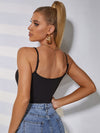 V Wired Crop Cami Top