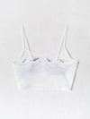 Skeleton Print Crop Cami Top