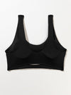 Rib Cut Out Bikini Top
