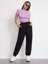 EZwear Rib knit Crop Top